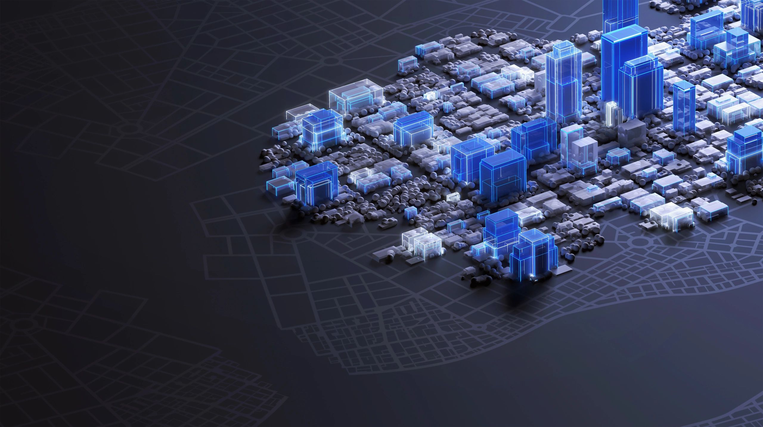 Smart city and business systems visualization