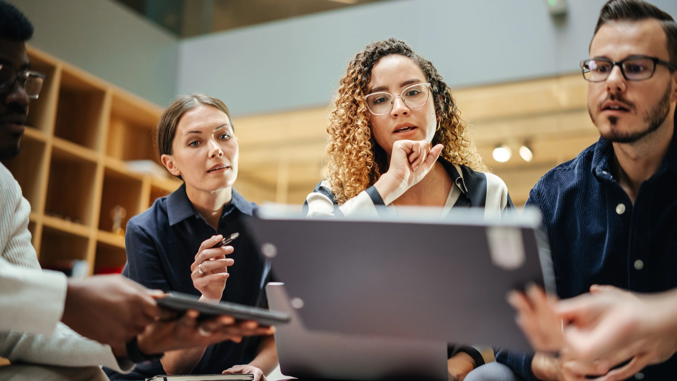 Consulting team in a strategy meeting